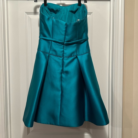 IEENA by MacDougal Elegant Teal Strapless Dress - Picture 2 of 6